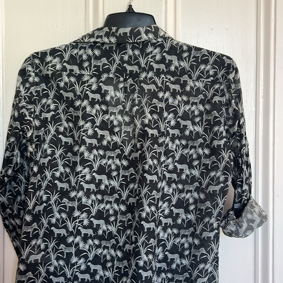 Hartford button down cotton voile shirt - Picture 5 of 5